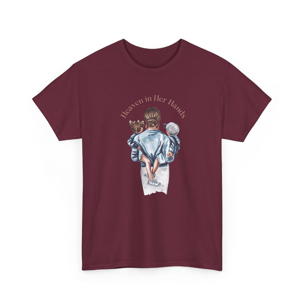 T-Shirt — "Held in Her Hands" Mom & Kids Illustration Tee