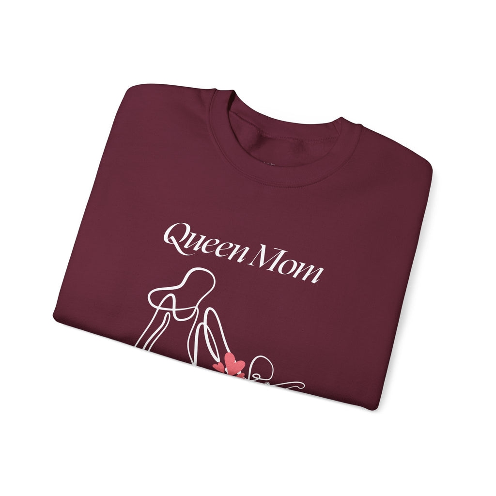 Minimal Pink Heart Crewneck Sweatshirt