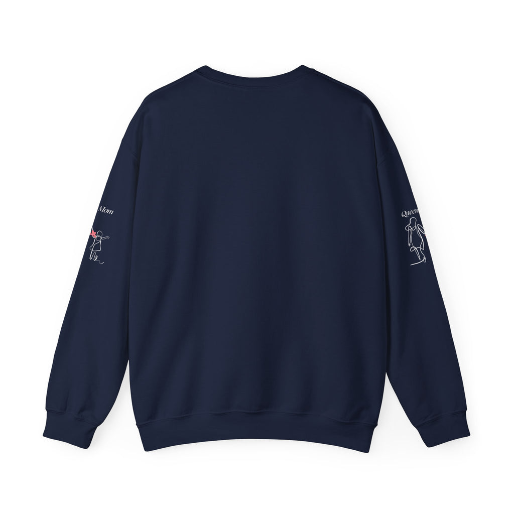 Minimal Pink Heart Crewneck Sweatshirt