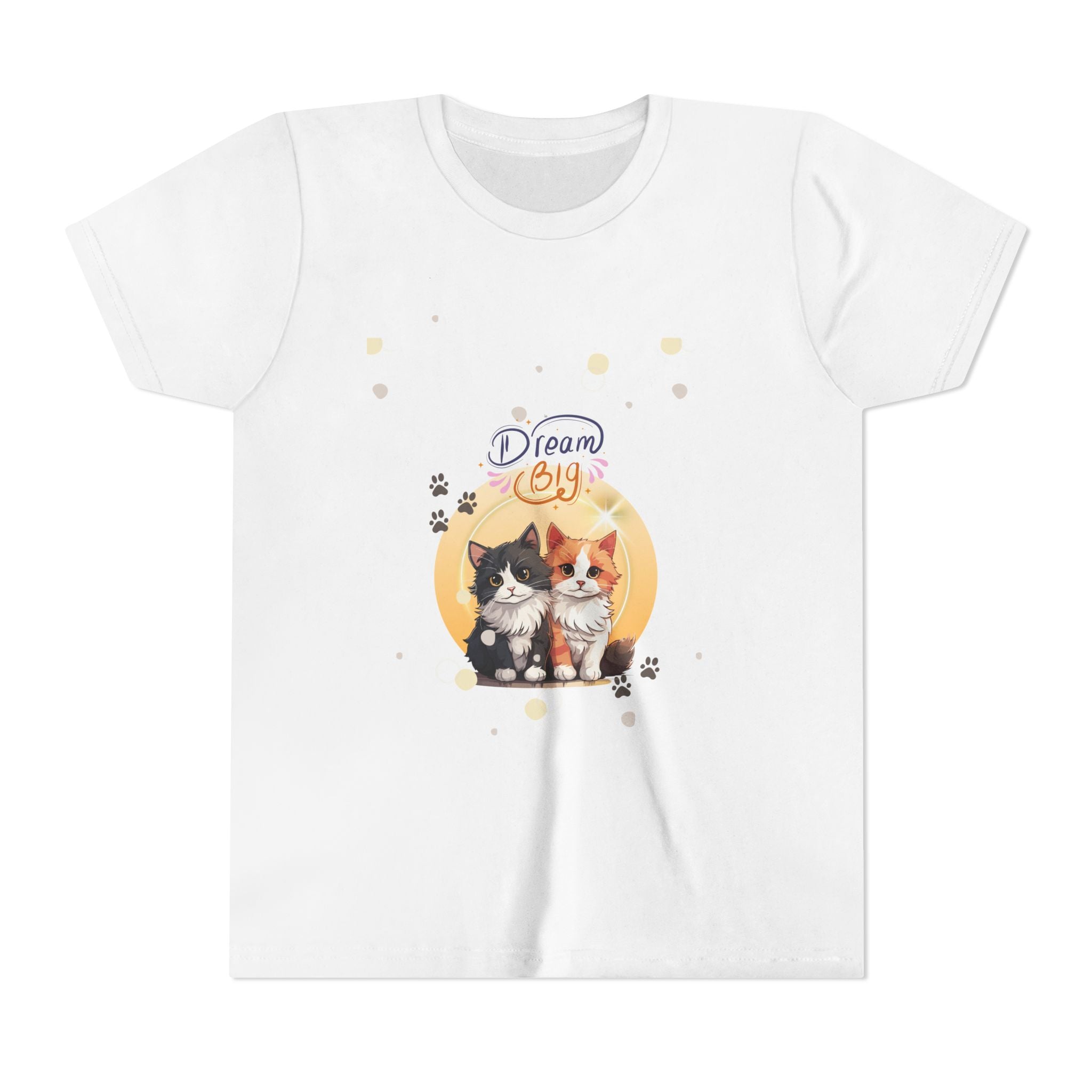 Youth Tee — 'Dream Big' Kittens Graphic Shirt