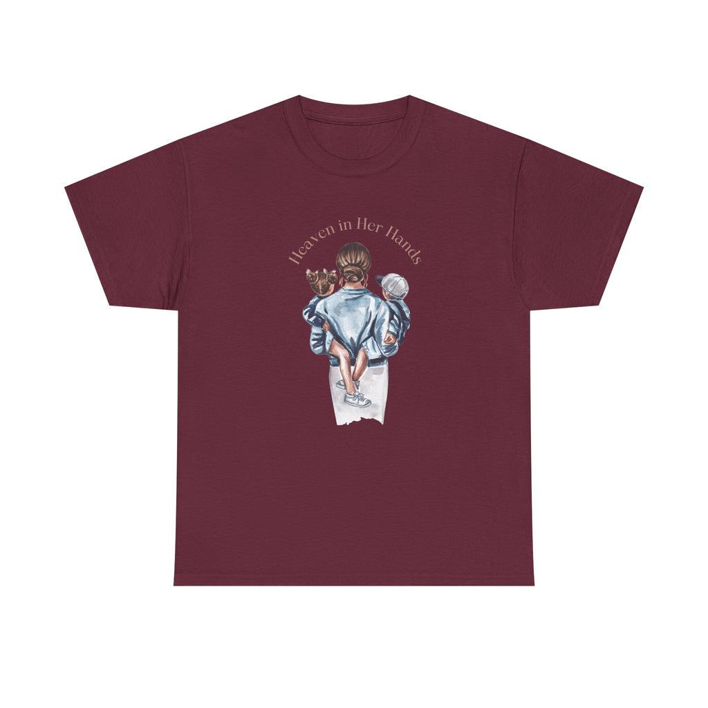 T-Shirt — "Held in Her Hands" Mom & Kids Illustration Tee
