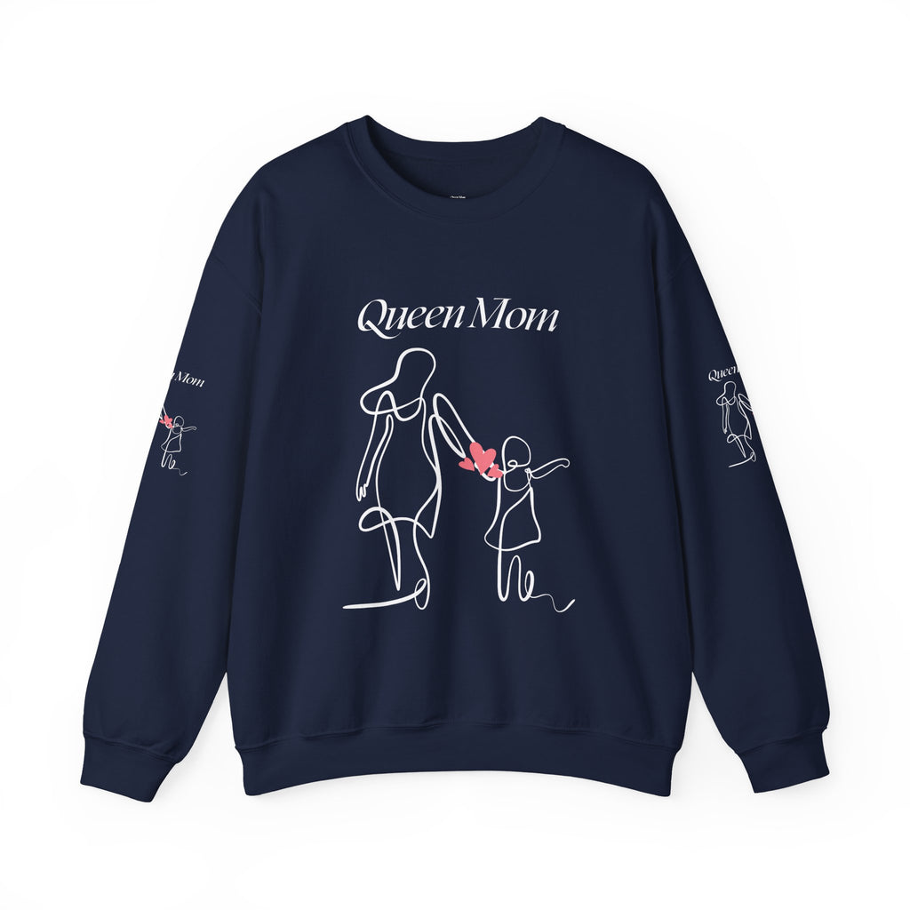 Minimal Pink Heart Crewneck Sweatshirt