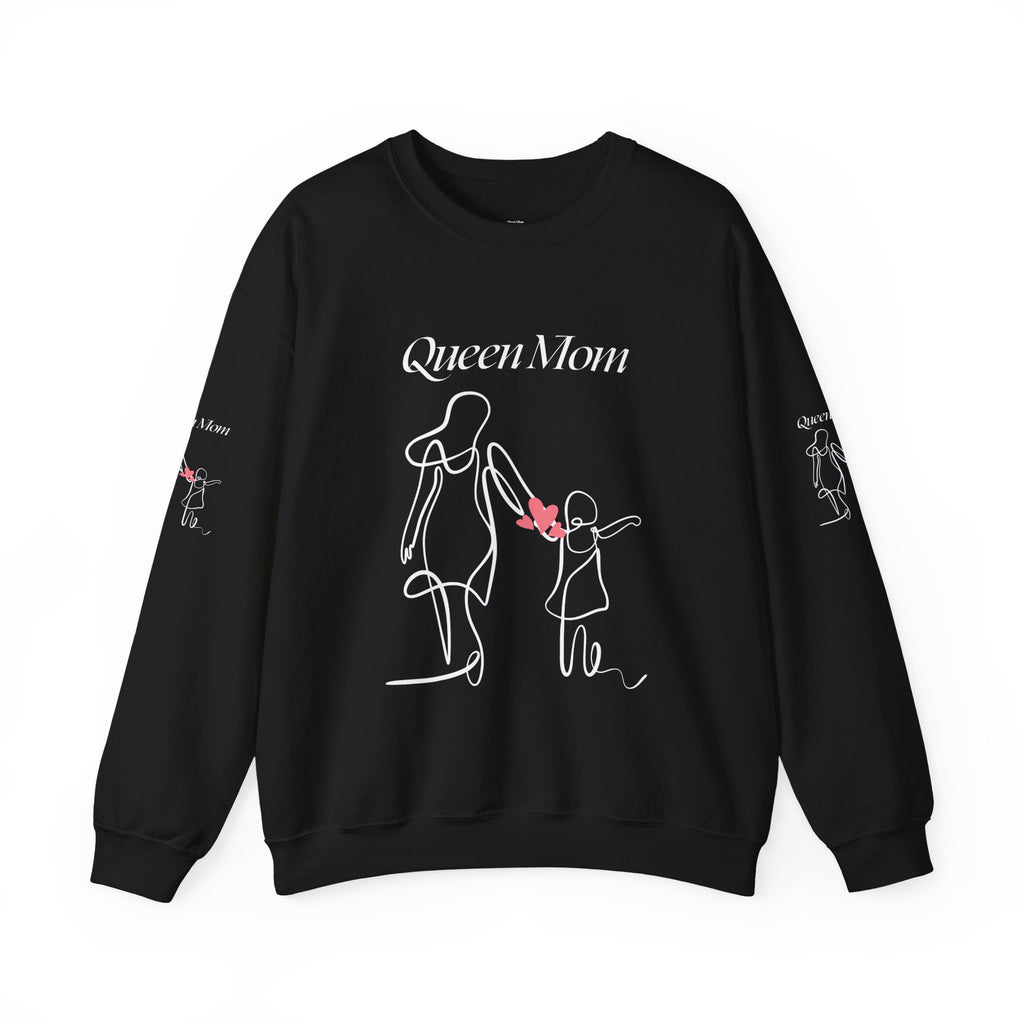 Minimal Pink Heart Crewneck Sweatshirt
