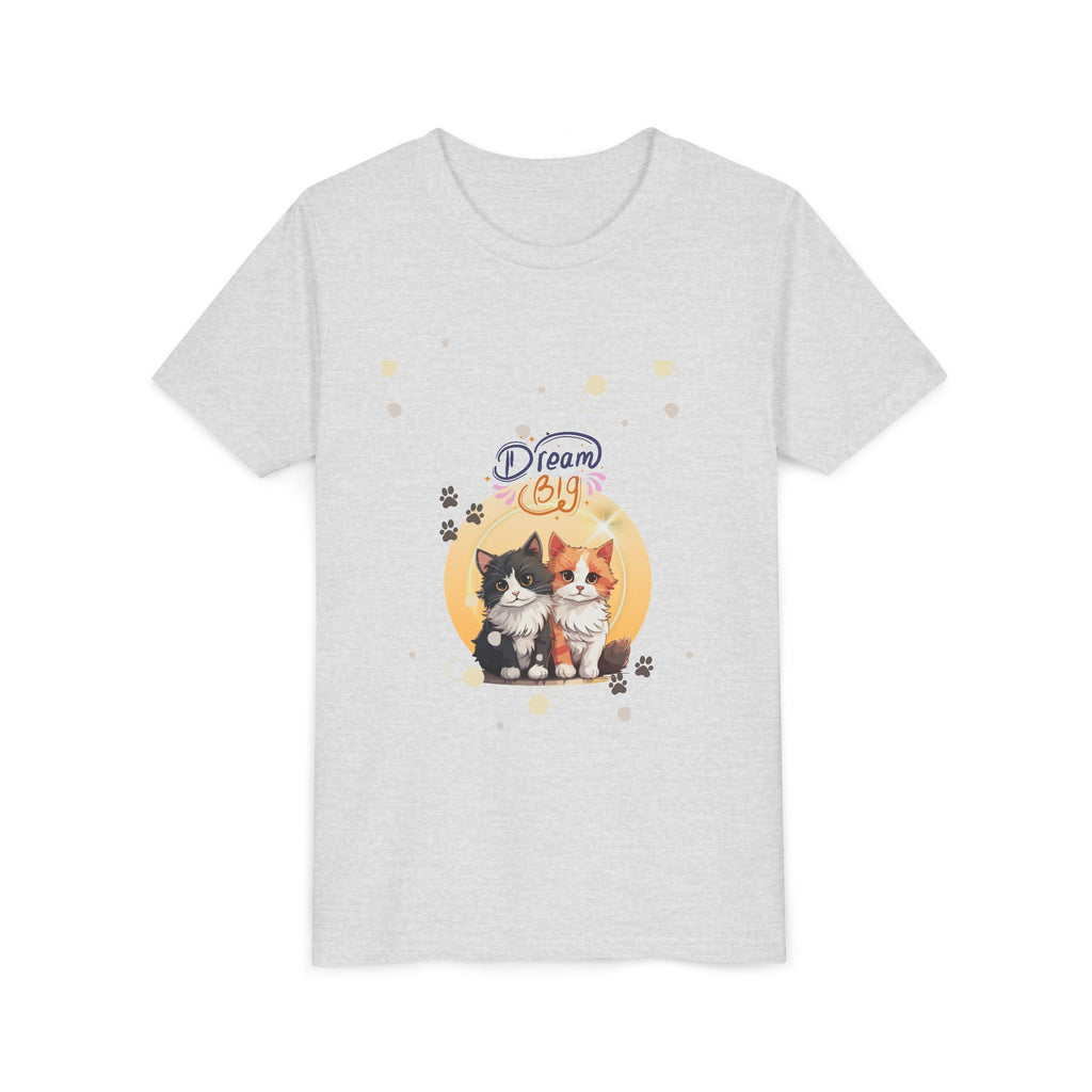 Youth Tee — 'Dream Big' Kittens Graphic Shirt